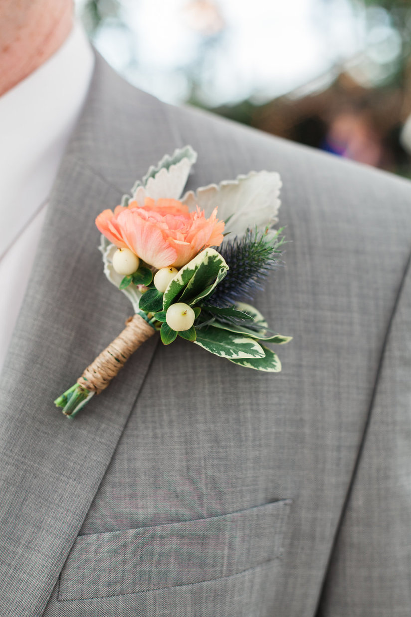 Beautiful wedding flowers by The Rose Shop